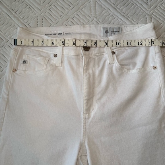 AG Adriano Goldschmied Farrah Boot Crop High Rise Jeans Size 26 - Picture 3 of 13